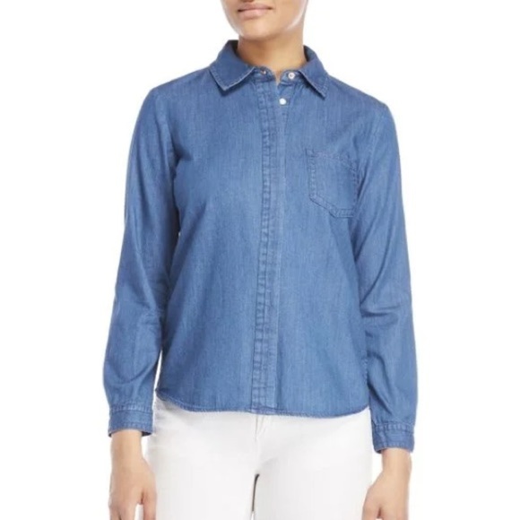 Cece essential denim shirt - Picture 1 of 7